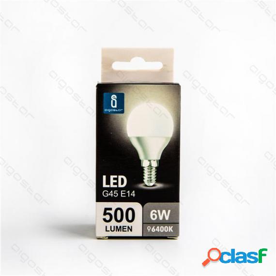 Lampadina Led A5 G45 6W Attacco E14 500 Lumen Color Box