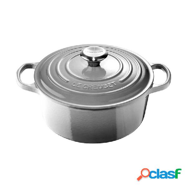 Le Creuset Cocotte Casseruola Rotonda In Ghisa Cm 22 Grigio