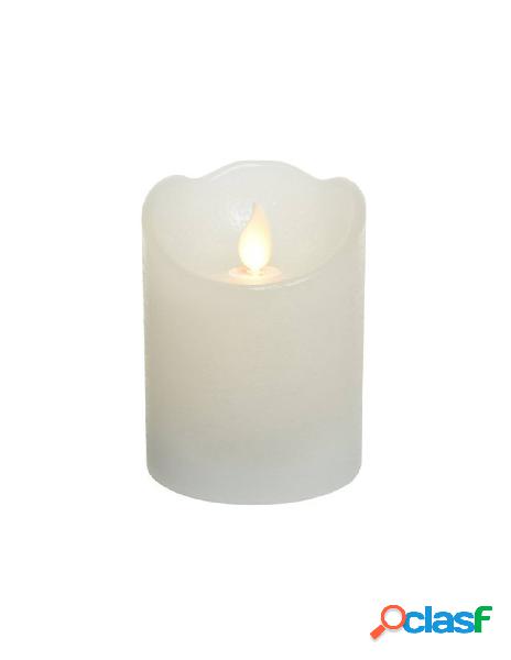 Led waving candle wax bo indoor warm white