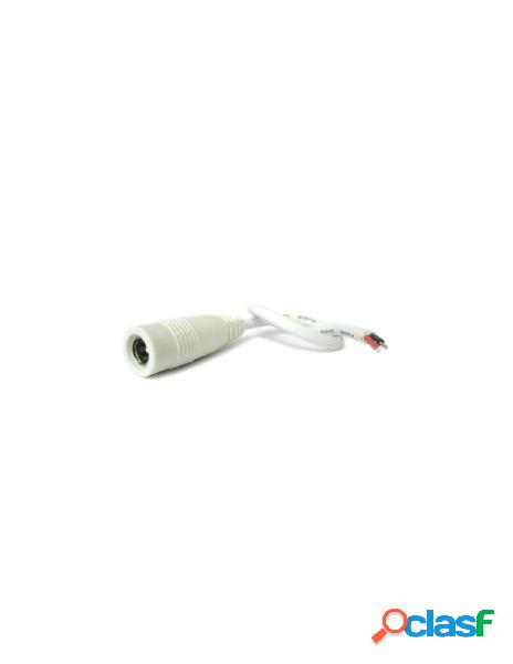 Ledlux - 2 pz connettori spinotto femmina dc jack diametro