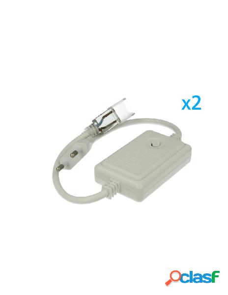 Ledlux - 2 pz spina alimentatore trasformatore raddrizzatore