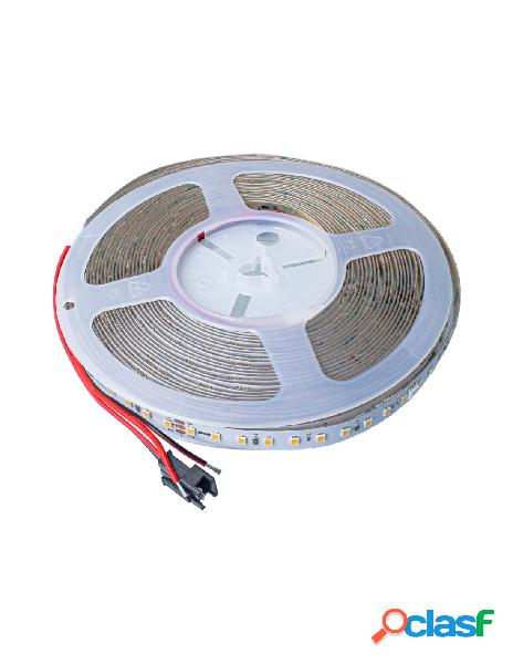 Ledlux - 24v striscia led dinamica ic ws2811 10 metri 3000k
