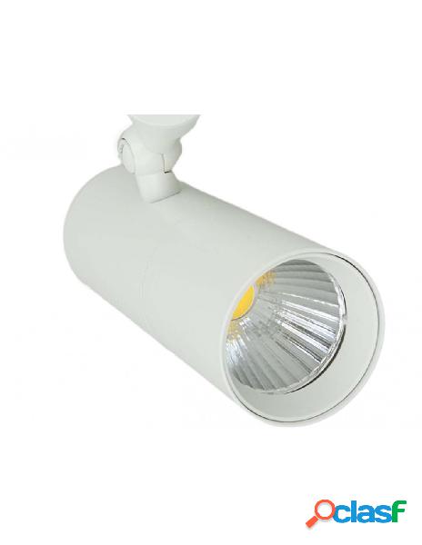 Ledlux - faro led da binario trifase 20w 1600lm carcassa