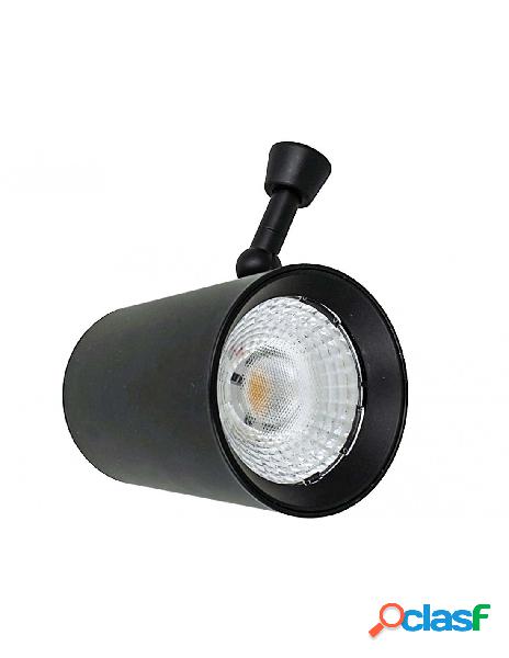 Ledlux - faro led da binario trifase 30w 4000lm d85 carcassa