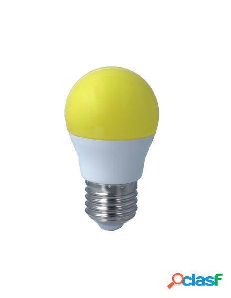 Ledlux - lampada a led e27 g45 4w 220v colore yellow giallo