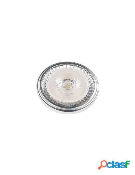 Ledlux - lampada faretto led ar111 15w ac 220v bianco caldo