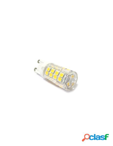 Ledlux - lampada led g9 220v 5w50w bianco neutro 360 gradi