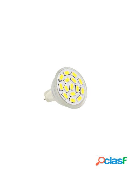 Ledlux - lampada mr11 gu4 led 12v 24v 3,5w luce naturale