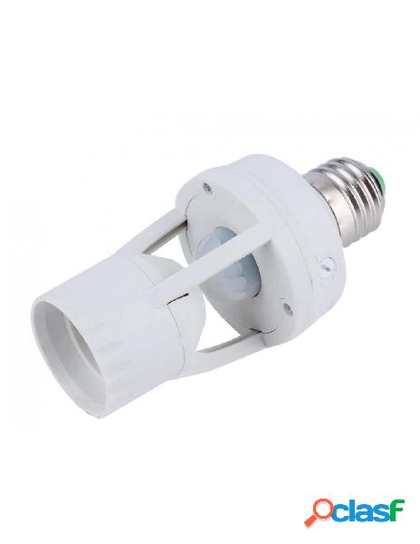 Ledlux - portalampada e27 con sensore pir movimento e