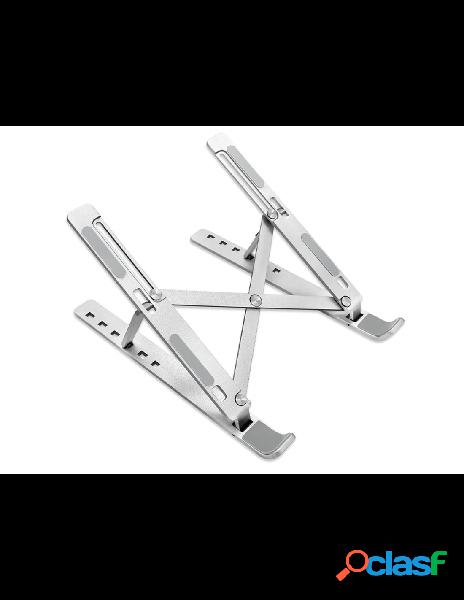 Ledlux - supporto notebook in alluminio regolabile supporto