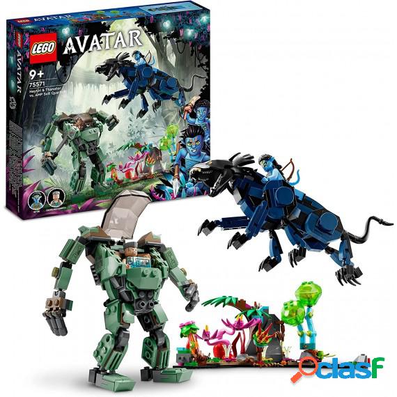 Lego Avatar - Neytiri e Thanator vs. Quaritch con tuta AMP -