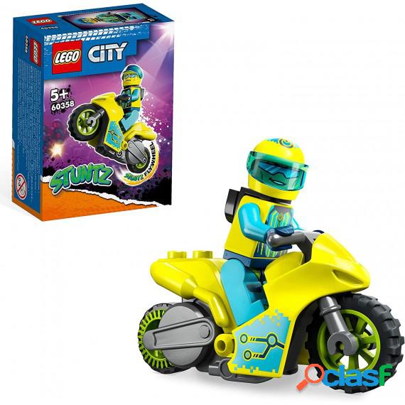 Lego City Stuntz - Cyber Stunt Bike - Lego 60358 con Motore