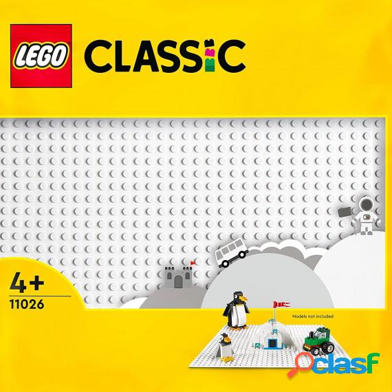 Lego Classic - Base bianca Tavola per Costruzioni Quadrata