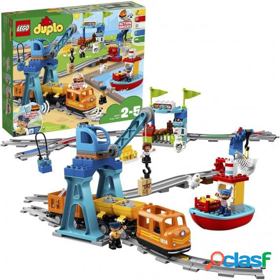 Lego Duplo - Il grande treno merci - LEGO 10875 Set Push Go,
