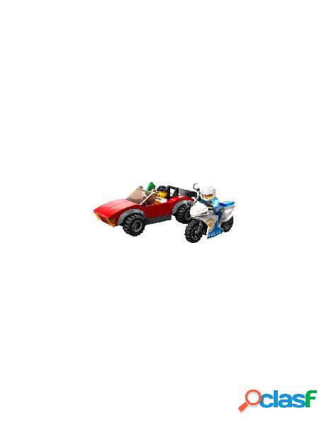 Lego - costruzioni lego 60392 city police inseguimento sulla