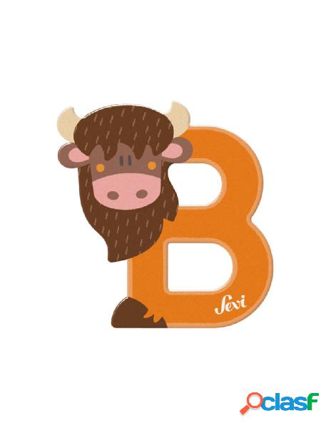 Lettera b bisonte