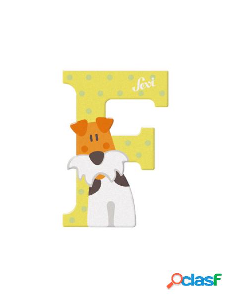 Lettera f fox terrier