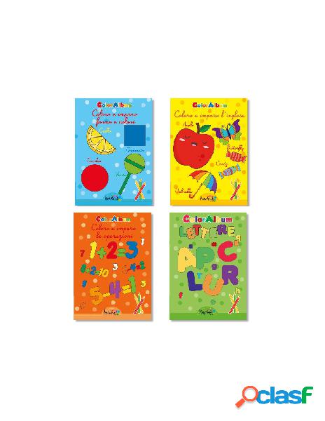 Libri da color.16 pg.cf.24 pz.assortiti