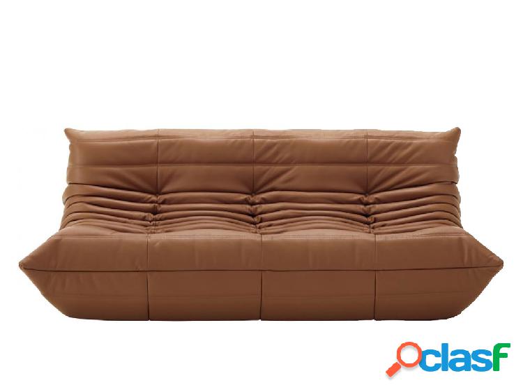 Ligne Roset Togo Divano A Tre Posti - Cat.X Pelle Soft Touch