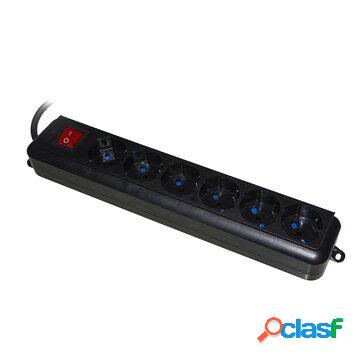 Link accessori lkmp06n 1,5 m 6 presa(e) ac interno nero