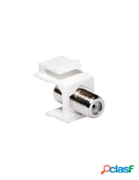 Logilink - adattatore keystone bnc 75 ohm f/f bianco