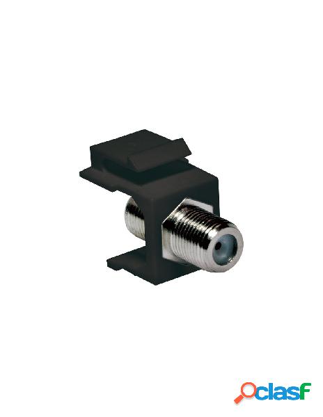 Logilink - adattatore keystone bnc 75 ohm f/f nero