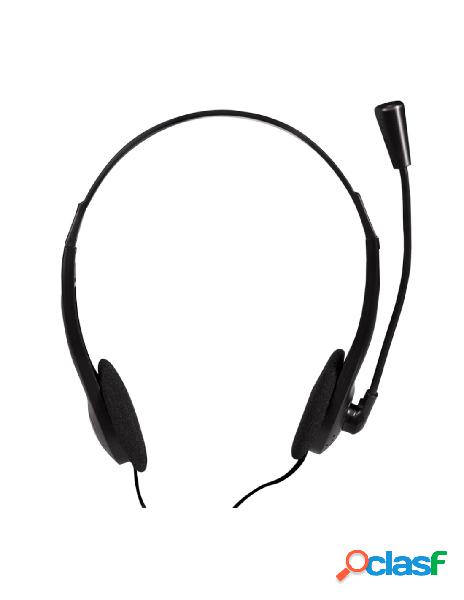 Logilink - cuffia stereo con microfono
