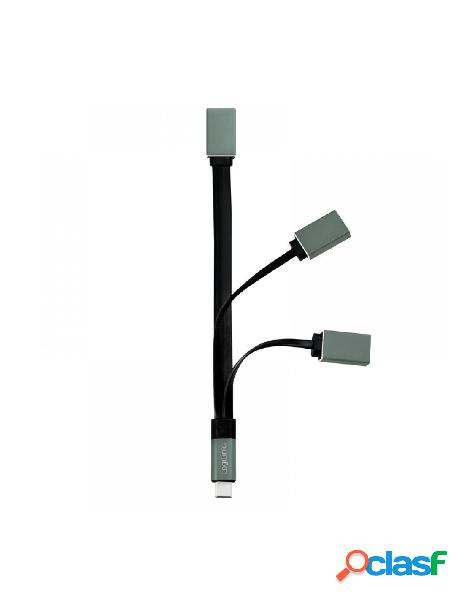 Logilink - logilink hub flessibile usb-c™ superspeed 3