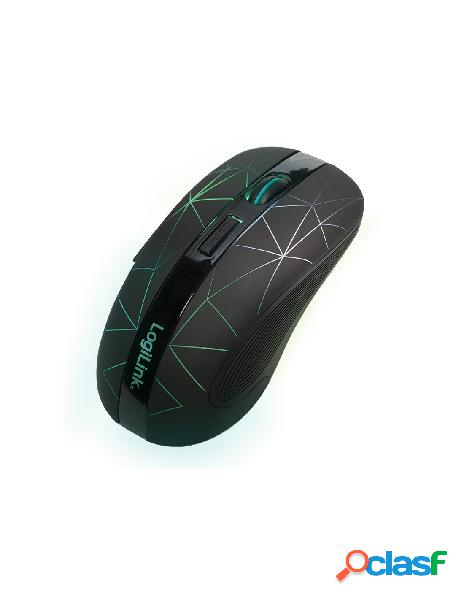 Logilink - mouse ottico wireless 2.4ghz 1600dpi