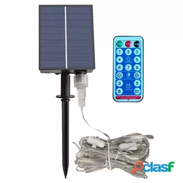 Luce solare a LED per ombrellone con telecomando