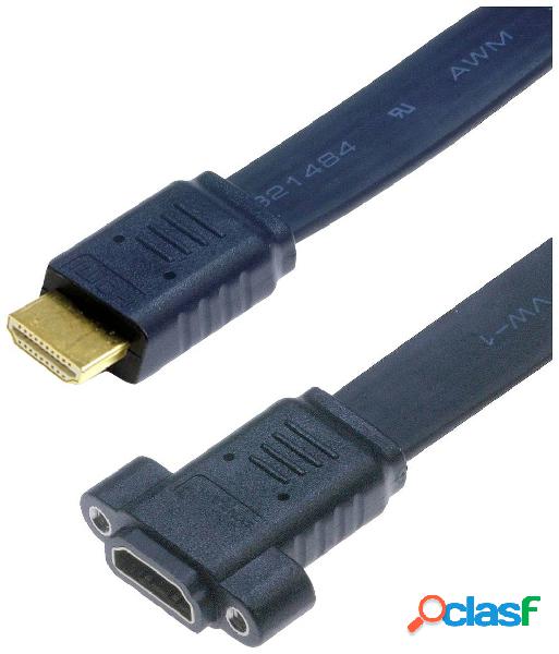 Lyndahl HDMI Cavo adattatore Spina HDMI-A, Presa HDMI-A 0.3