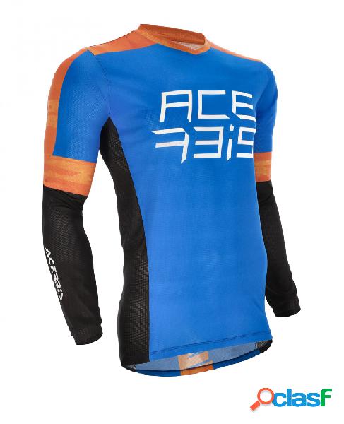 Maglia cross Acerbis J-TRACK TWO Blu Arancio