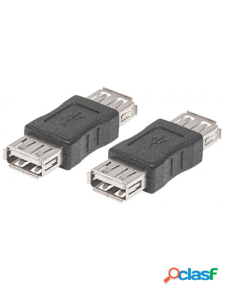 Manhattan - adattatore usb-a femmina usb-a femmina nero