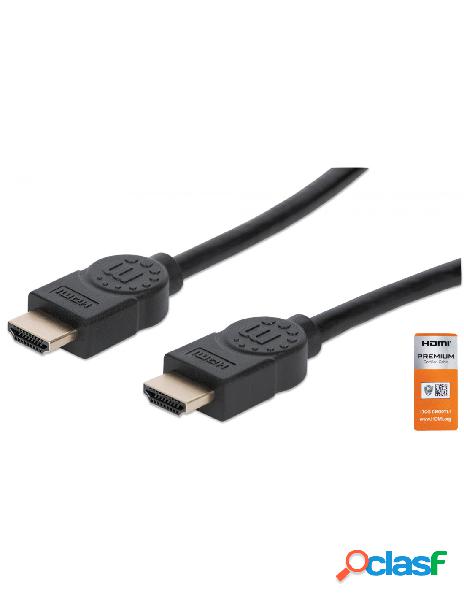 Manhattan - cavo hdmi high speed con ethernet premium 1m