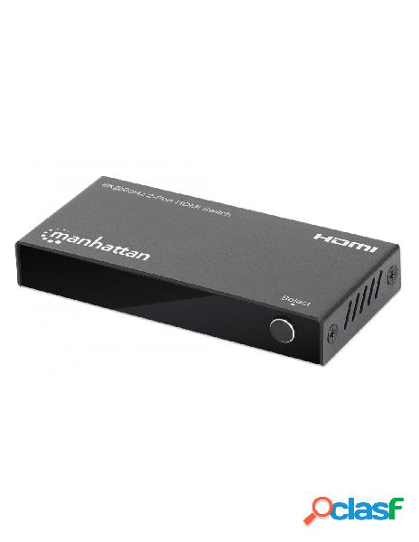 Manhattan - switch hdmi 8k@60hz 2 porte