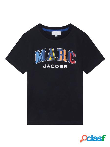 Marc Jacobs Tshirt in cotone con logo blu