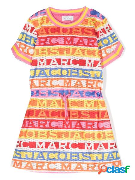 Marc Jacobs abito a maniche corte in fantasia con logo