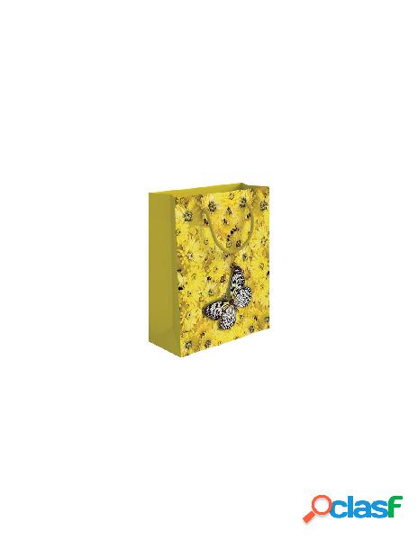 Marpimar - shopper regalo marpimar plc64 butterfly giallo