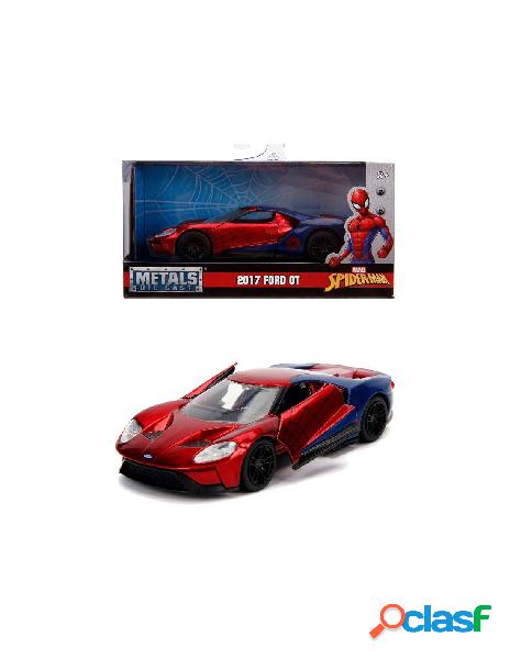 Marvel spider-man ford gt del 2017 in scala 1:32 die-cast,