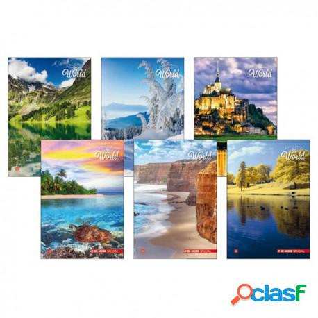 Maxiquaderno A4 100Gr 72Fg+1 1Rigo Around The World Special