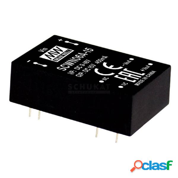 Mean Well SCWN06A-03 Modulo convertitore DC / DC 1.2 A 6 W