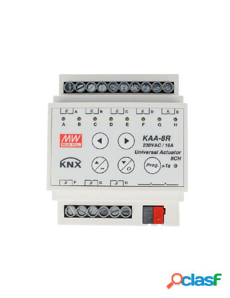 Meanwell - meanwell kaa-8r attuatore knx universale relay