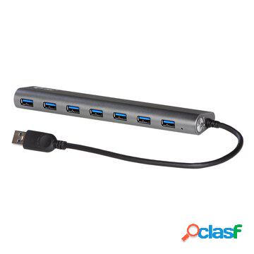 Metal u3hub778 usb 3.2 gen 1 type-a 5000 mbit/s argento