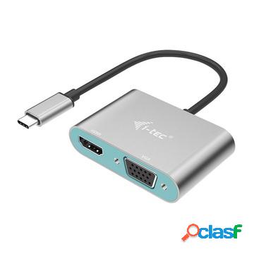 Metal usb-c hdmi and vga adapter