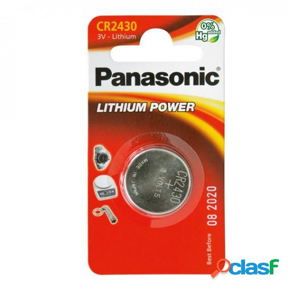 Micropila CR2430 - litio - Panasonic - blister 1 pezzo