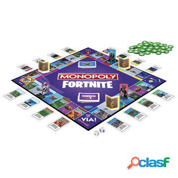 Monopoly - fortnite (gioco in scatola gaming, edizione