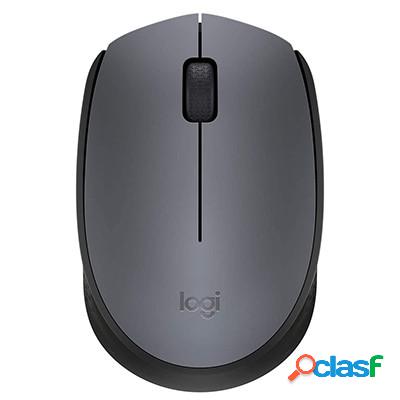 Mouse Logitech M170 wireless grigio e nero