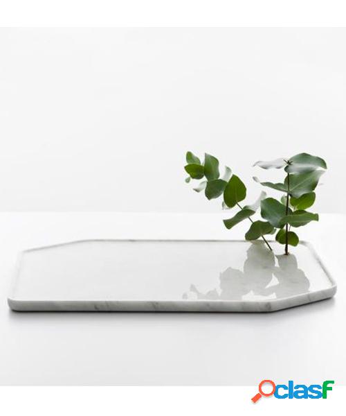 Moustache Grand Vase Plan Carrara Marble