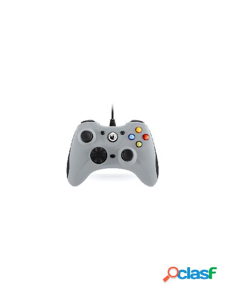 Nacon - gamepad nacon pcgc 100 grey gaming pc wired nero e