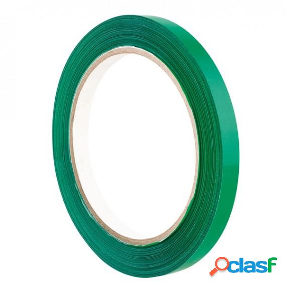 Nastro adesivo PVC 350 - 9 mm - verde - Eurocel - rotolo da